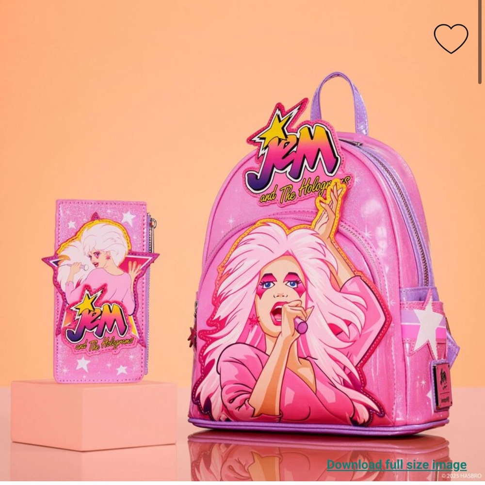 Loungefly Limited Edition Jem and The Holograms Light Up Set